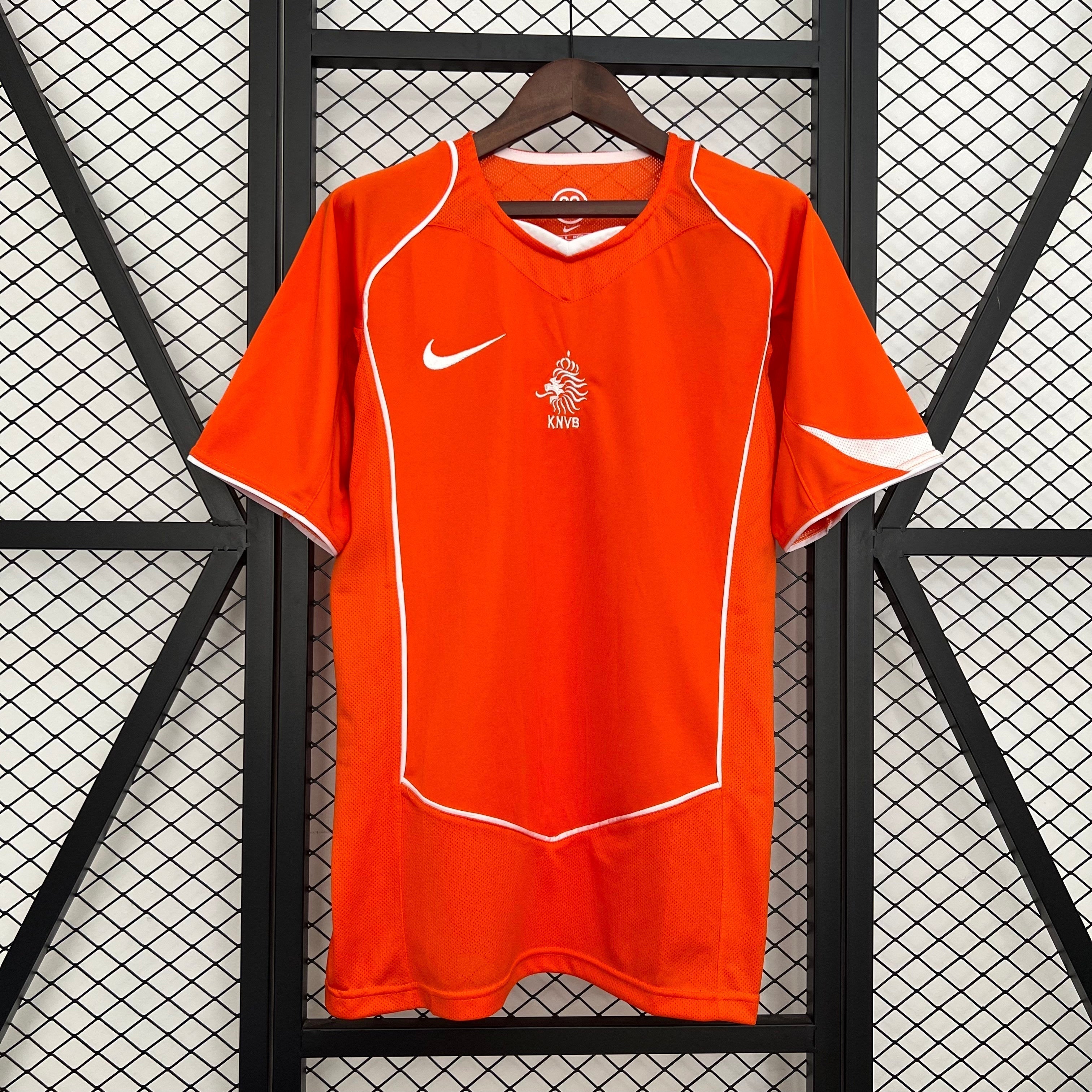 Maillot Domicile Rétro Pays-Bas 2004
